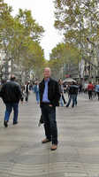 DG on the Las Ramblas.