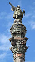 Another view of the decoration on the Columbus Monument.