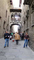 JG in Medieval Streets of Barcelona.