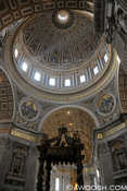 Beautiful dome at St Peter's Basilica