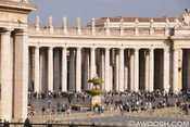 View from Balcony at St Peter's Basilica towards Papal Mansion