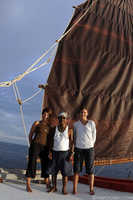 On board the Junk with the master sailor